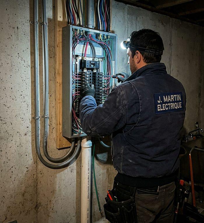 Service urgence électricien 24h Laval